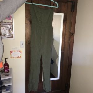 Olive green jumpsuit